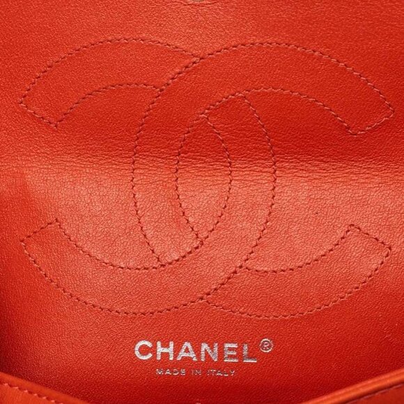 Chanel Orange 2.55 Reissue Quilted Patent Caviar Leather 225 Bag - Picture 7 of 11